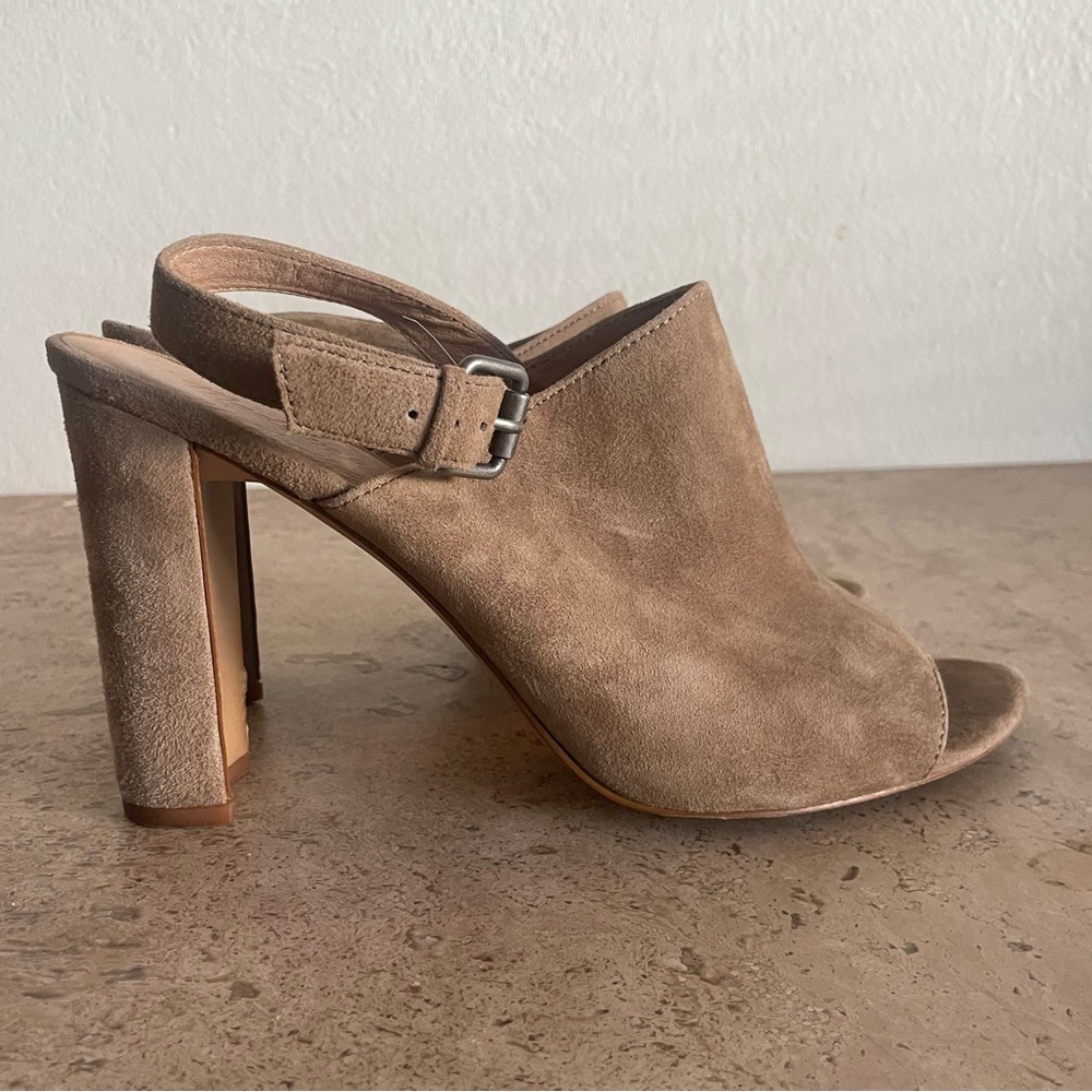 🍁50% Off Rdy 4 Fall Sale MADEWELL The Irene Suede Open Toe Mule Sandal
